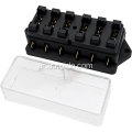 Car Fuse 6way Blade Fuse Box حامل كتلة